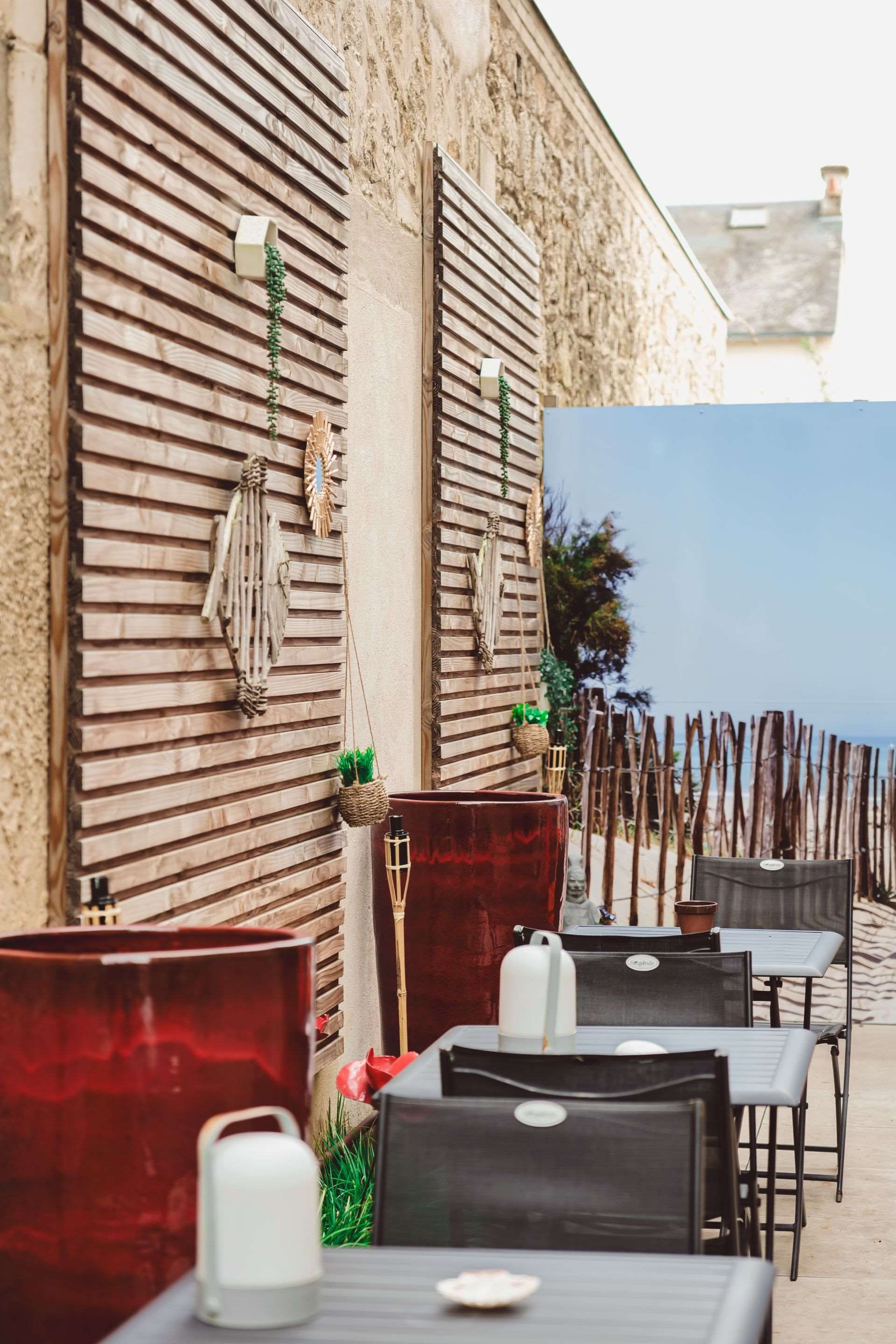 شرفة مرصوفة