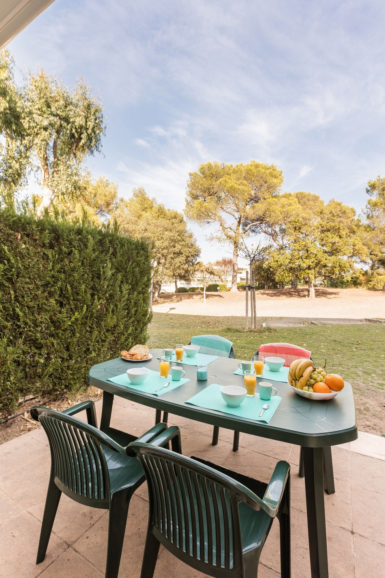 شرفة مرصوفة