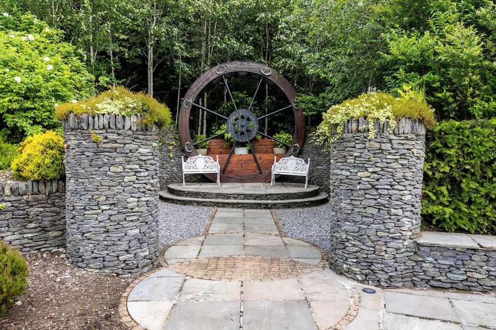 شرفة مرصوفة