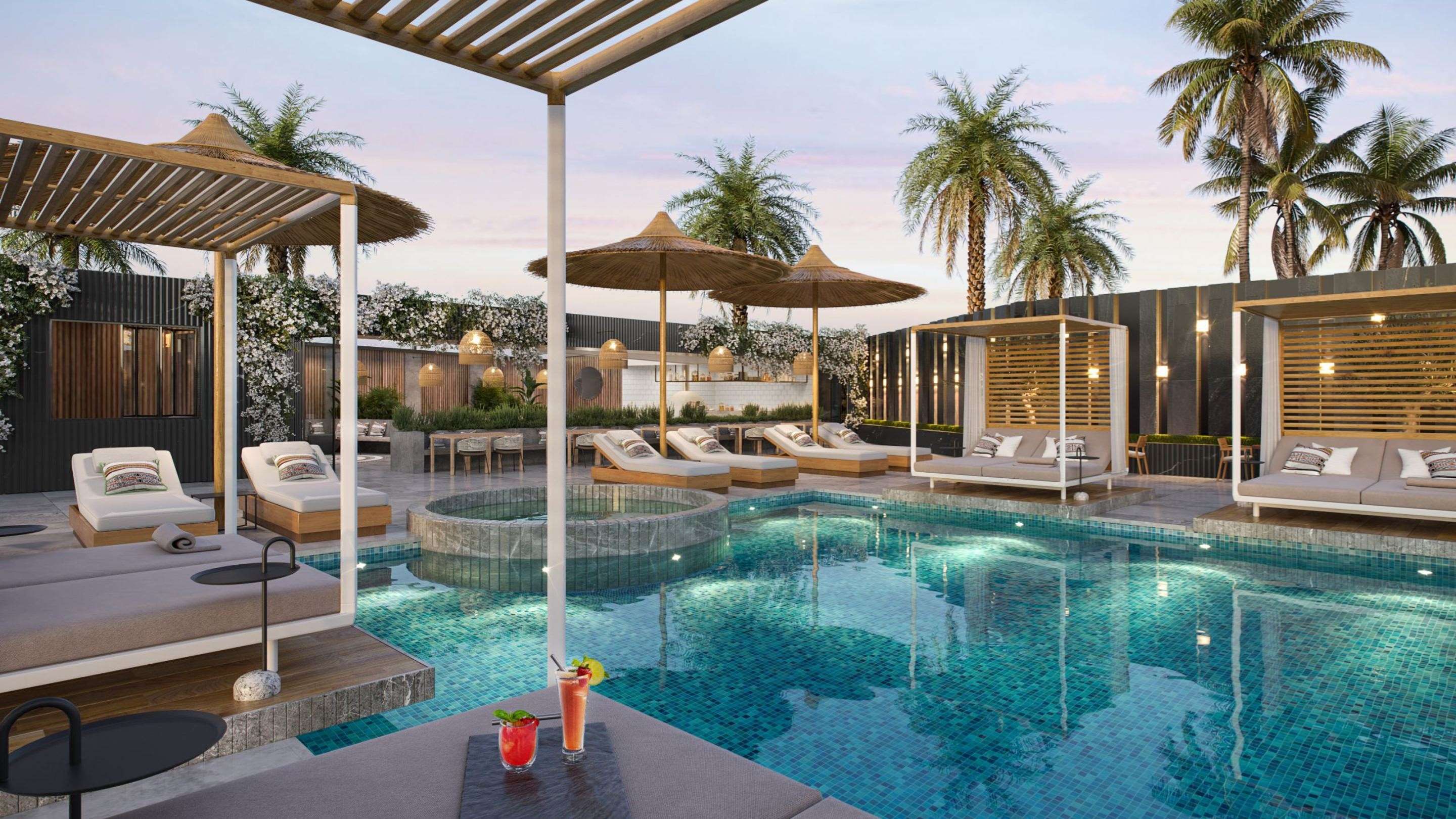 حوض السباحة