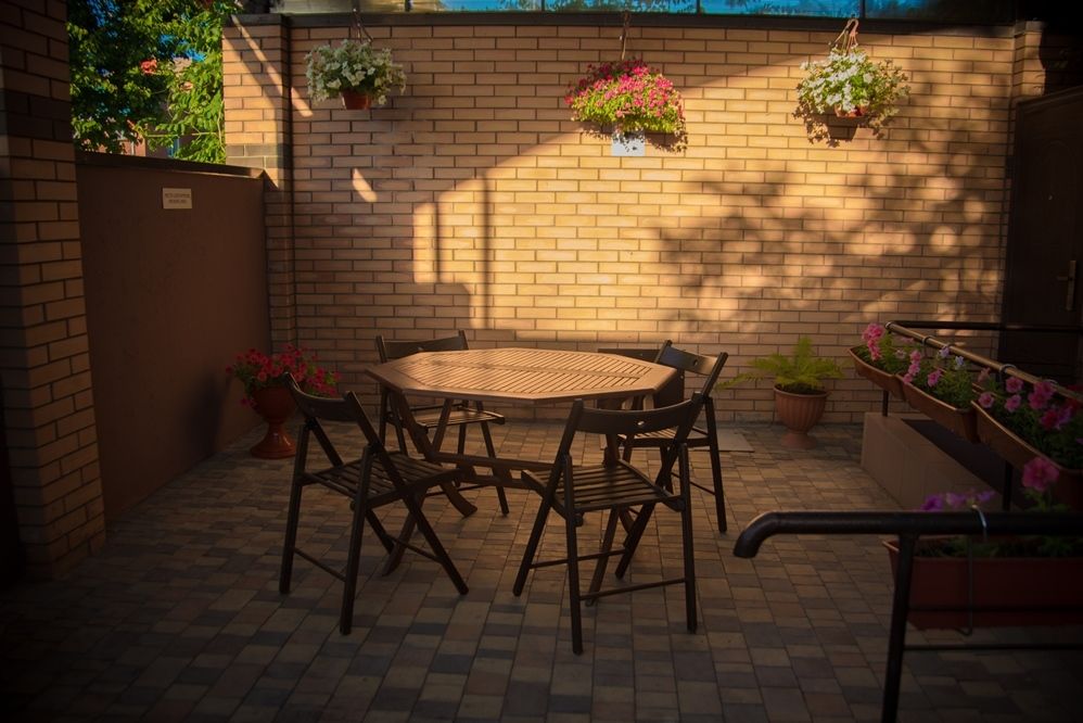 شرفة مرصوفة