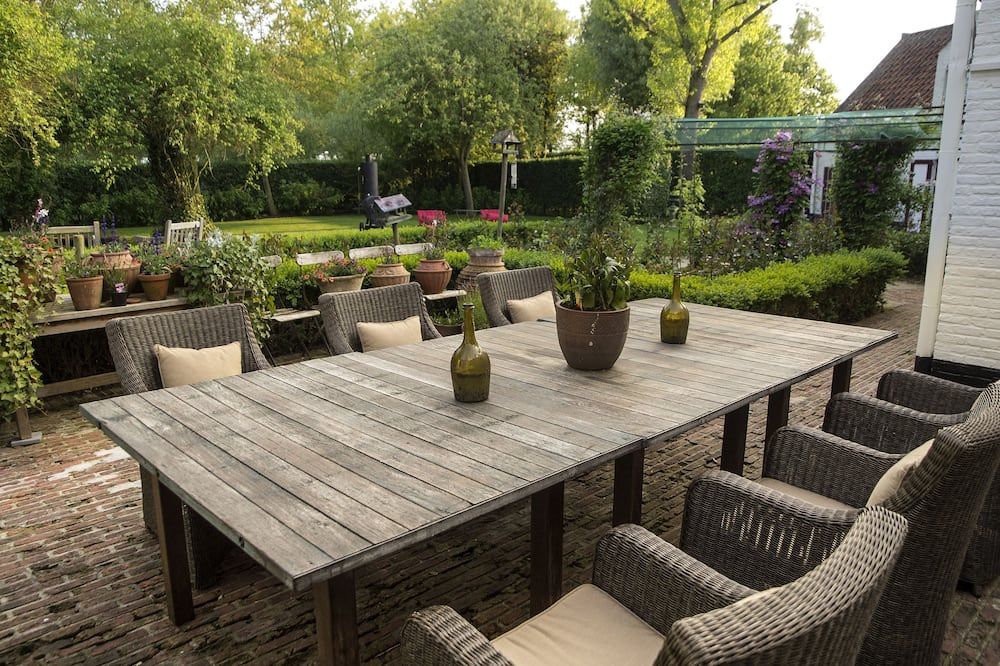 شرفة مرصوفة